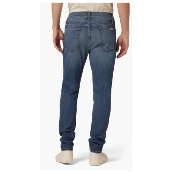 Hudson Mens Ace Med Wash Mid Rise Distressed Skinny Jeans Sz 38 x 32 New - Picture 3 of 9